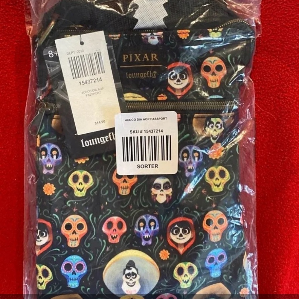 NWT Loungefly Disney Coco Passport Crossbody bag